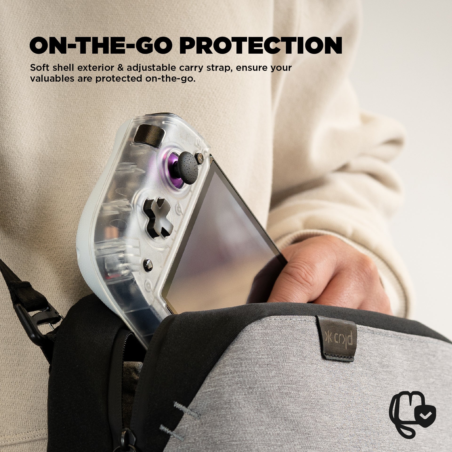 Pro Gaming Gear Carry Bag - Ash Grey - Image 5