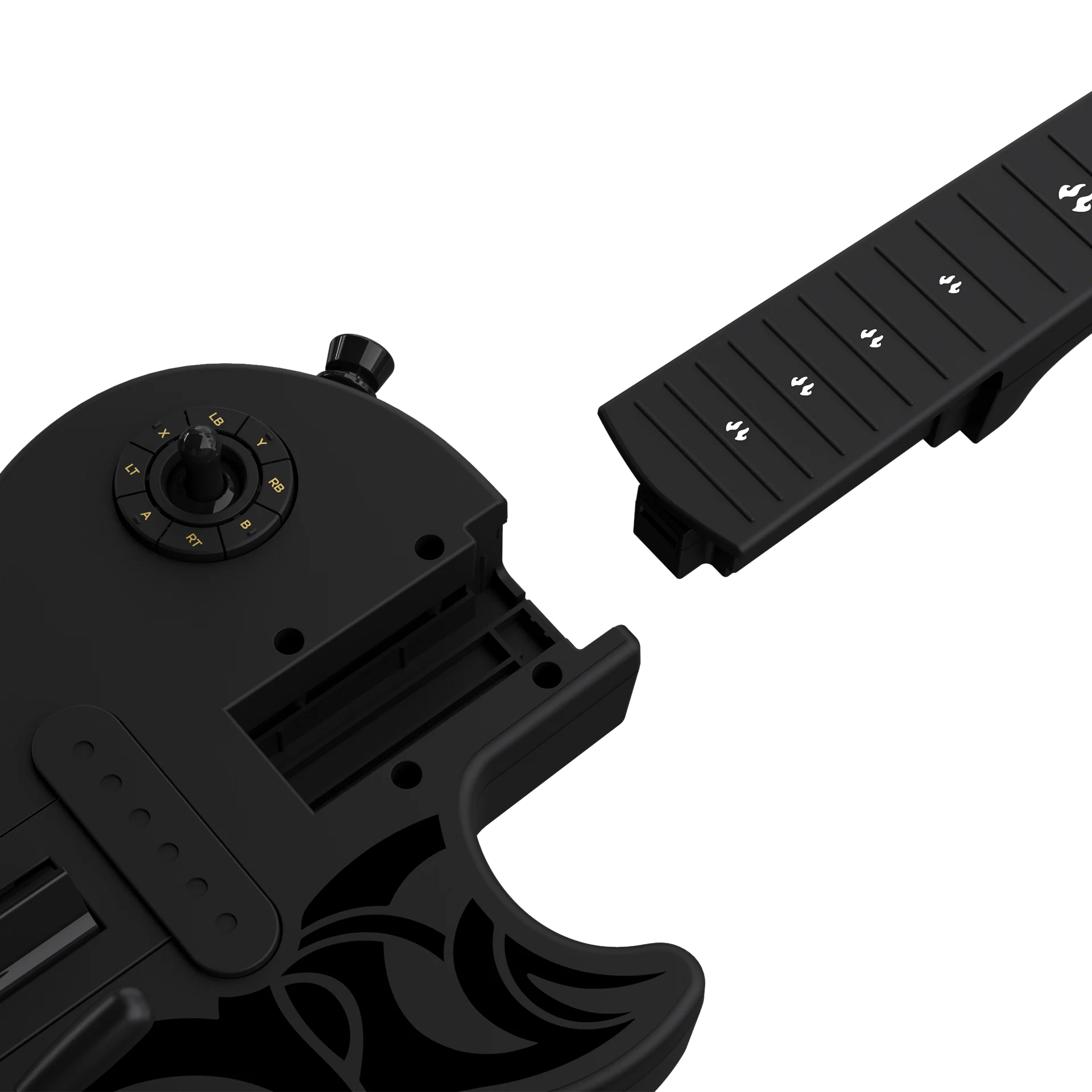 CRKD Gibson Les Paul Black Tribal Encore + Solo Neck + Faceplate Skin Bundle for Xbox Series X|S, Xbox One & PC - Image 11