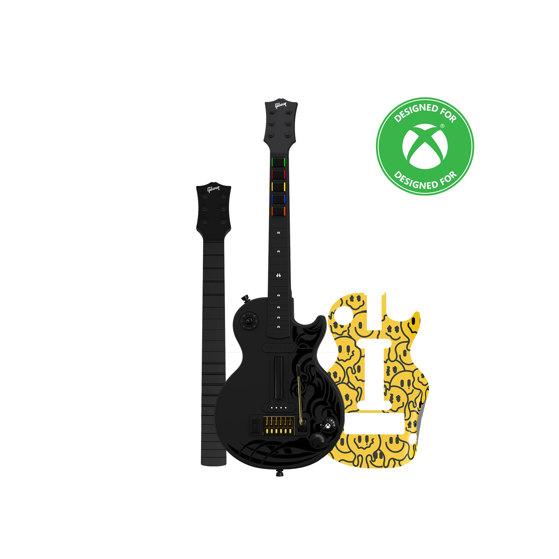 CRKD Gibson Les Paul Black Tribal Encore + Solo Neck + Faceplate Skin Bundle for Xbox Series X|S, Xbox One & PC - Image 17