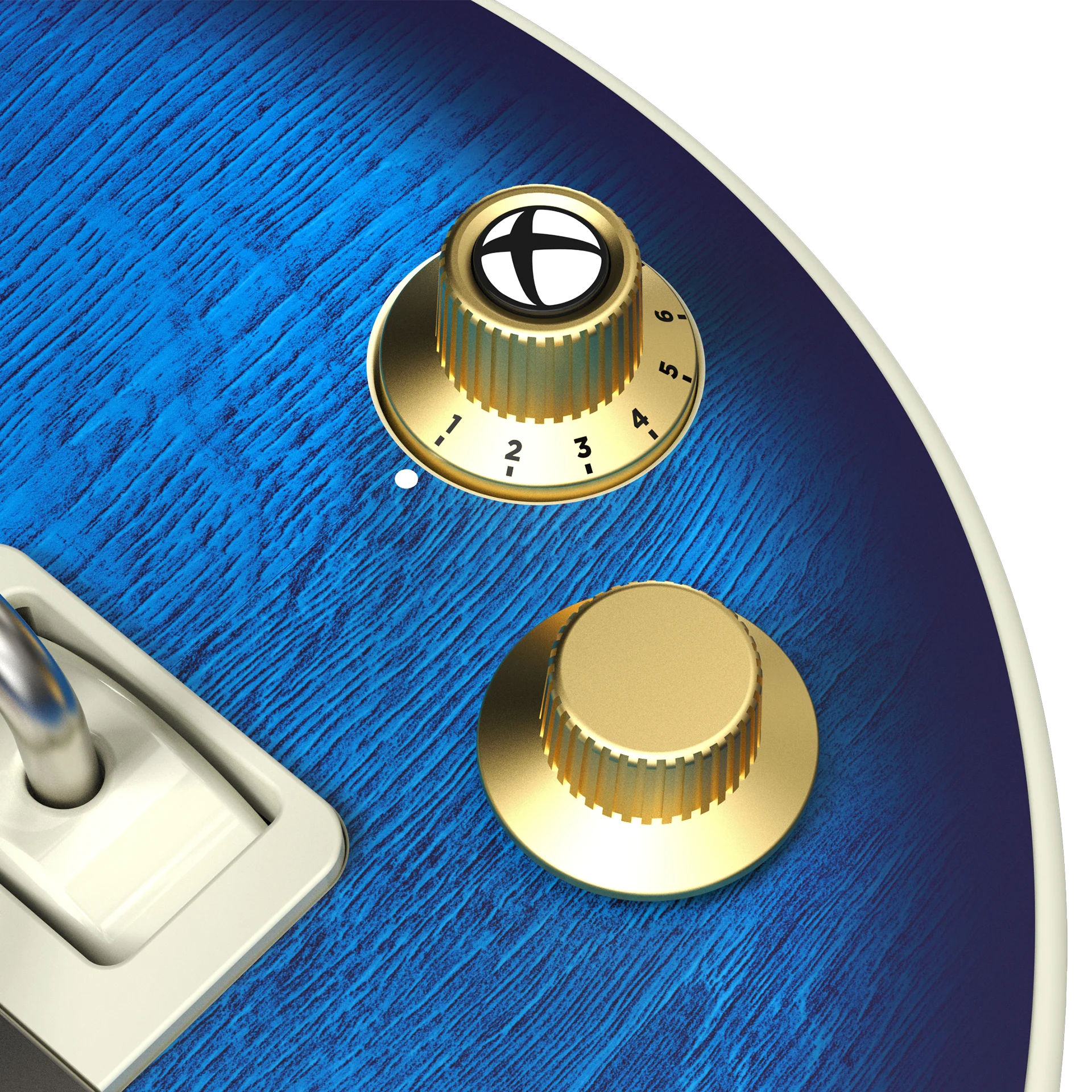 CRKD Gibson Les Paul Blueberry Burst Pro + Solo Neck + Faceplate Skin Bundle for Xbox Series X|S, Xbox One & PC - Image 9