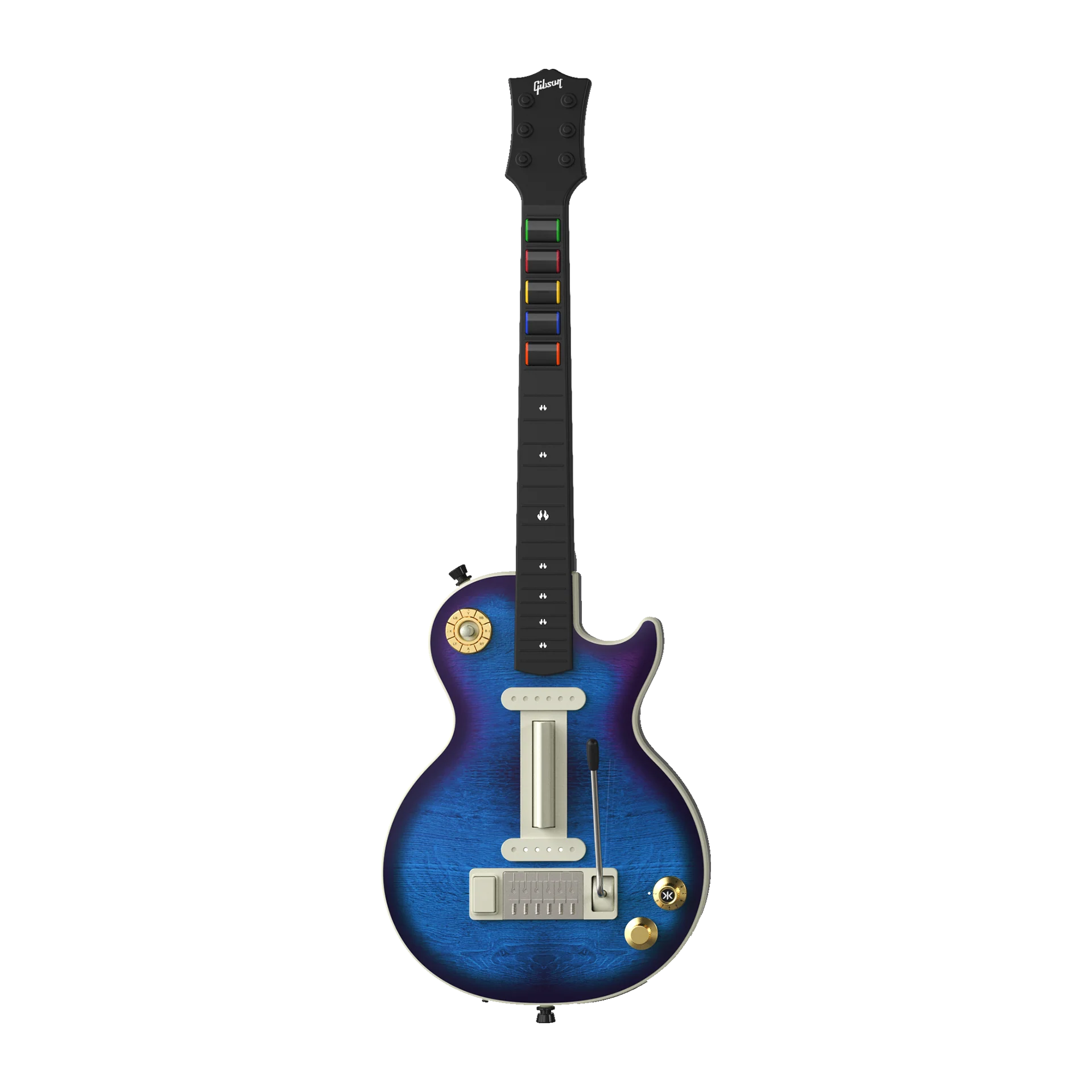 CRKD Gibson Les Paul Faceplate Skin Blueberry Burst (Gloss) - Image 8