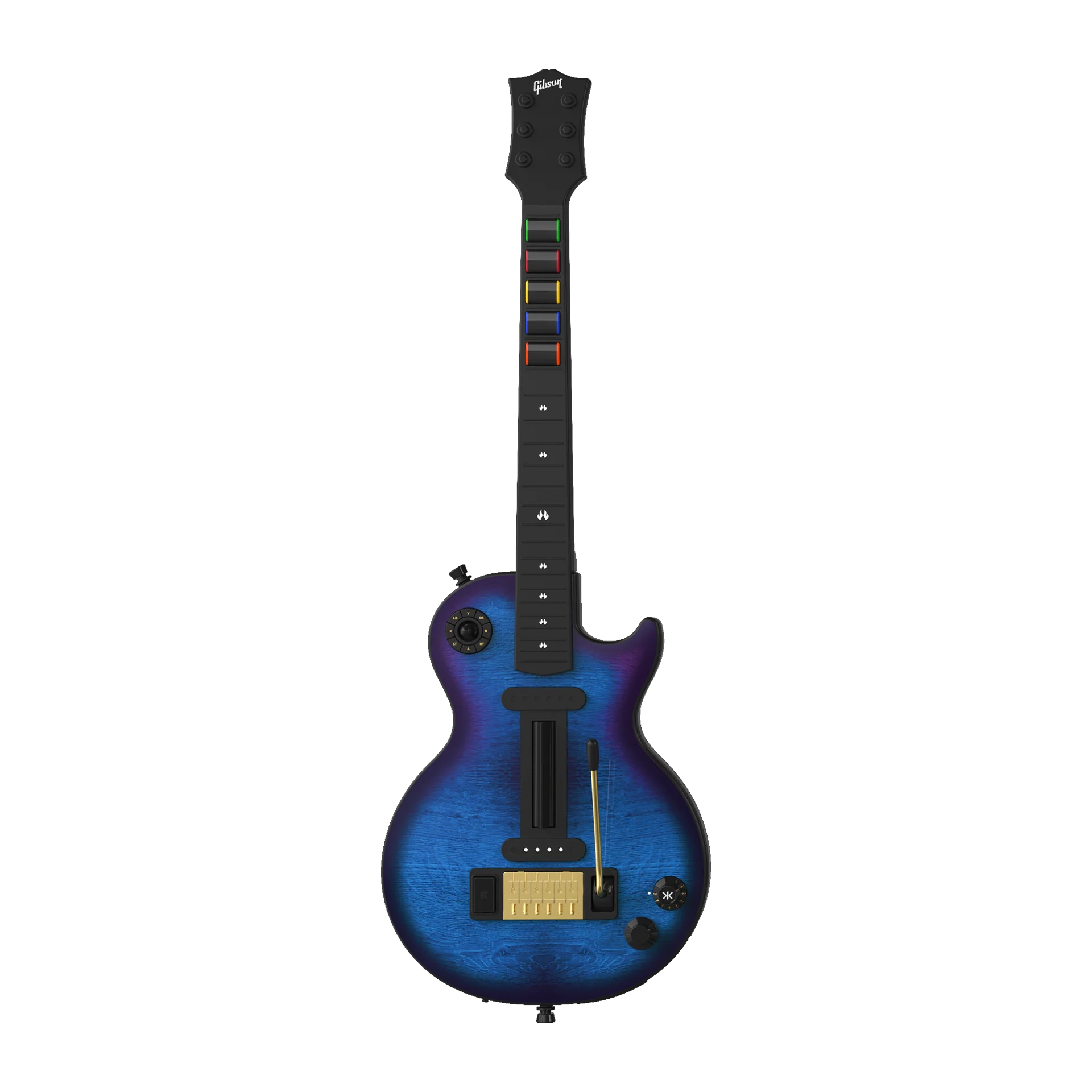 CRKD Gibson Les Paul Faceplate Skin Blueberry Burst (Gloss) - Image 9