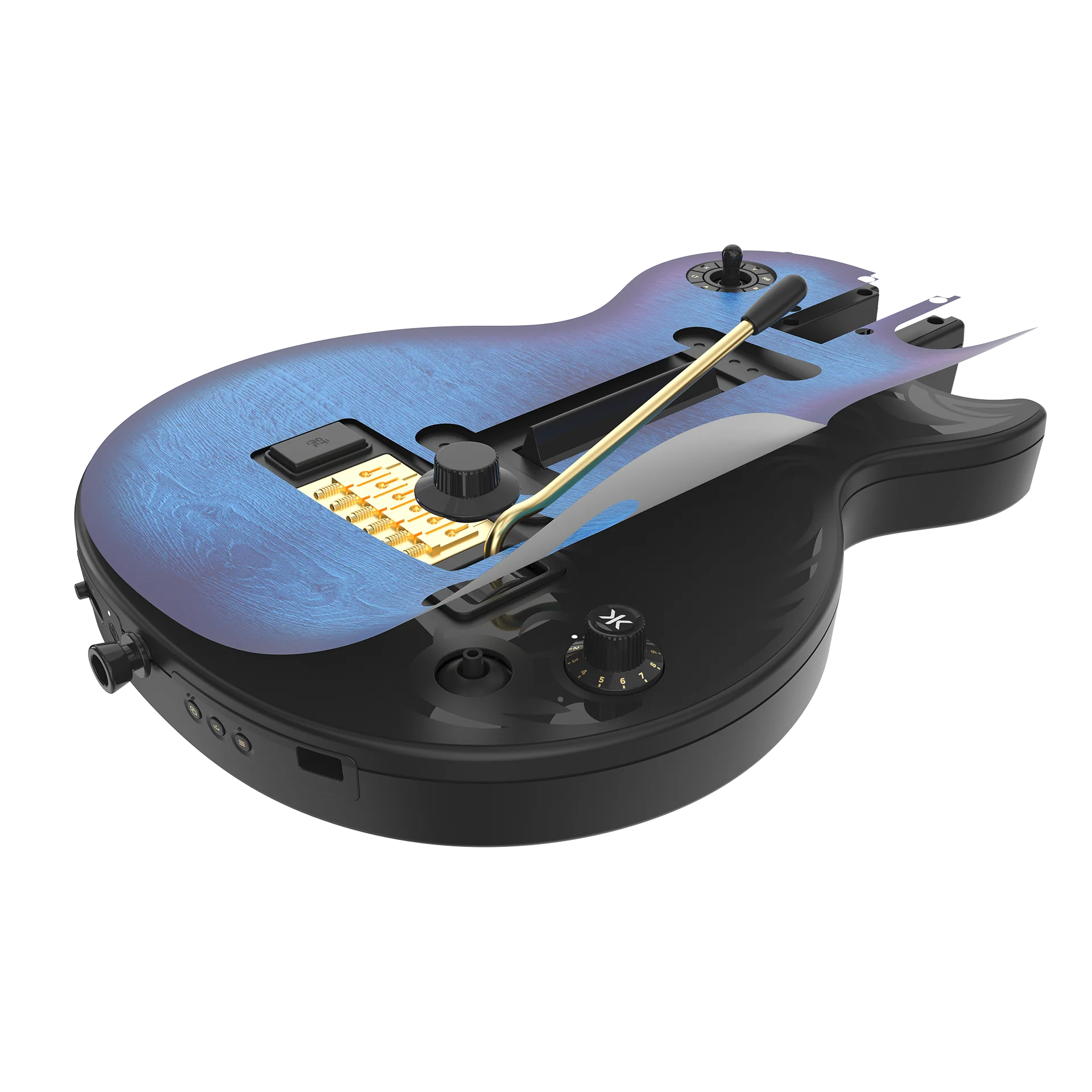 CRKD Gibson Les Paul Faceplate Skin Blueberry Burst (Matte) - Image 3