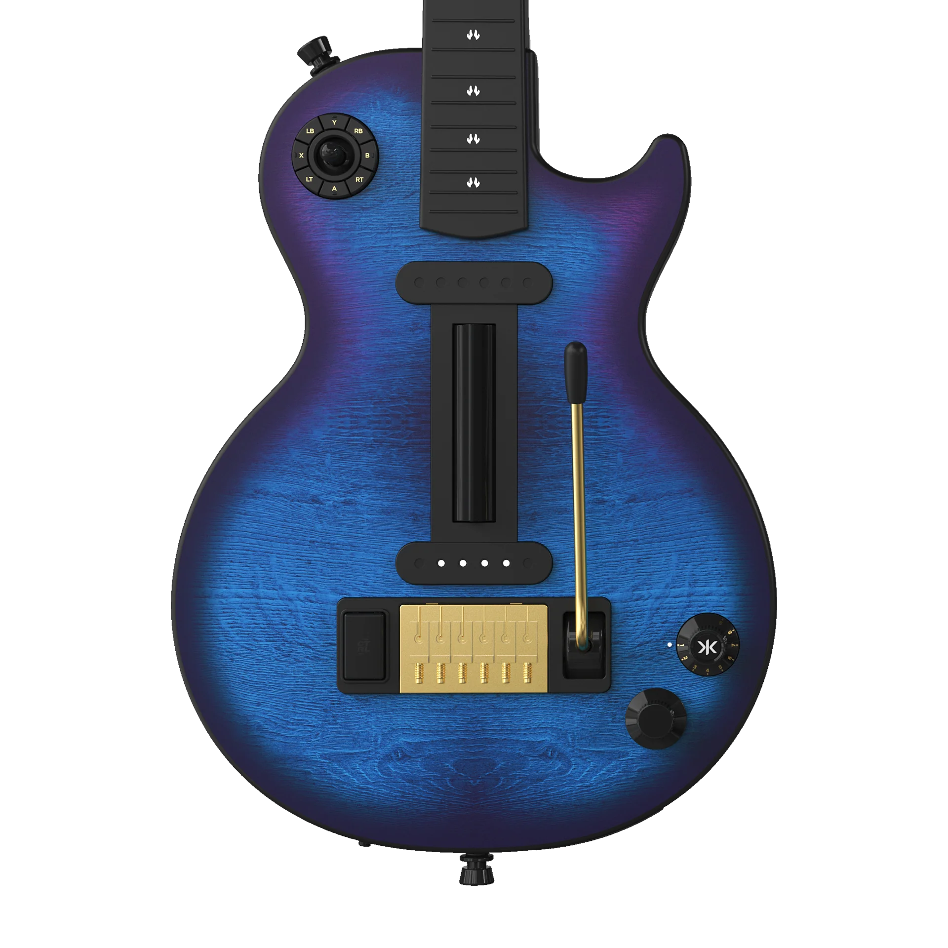 CRKD Gibson Les Paul Faceplate Skin Blueberry Burst (Matte) - Image 7