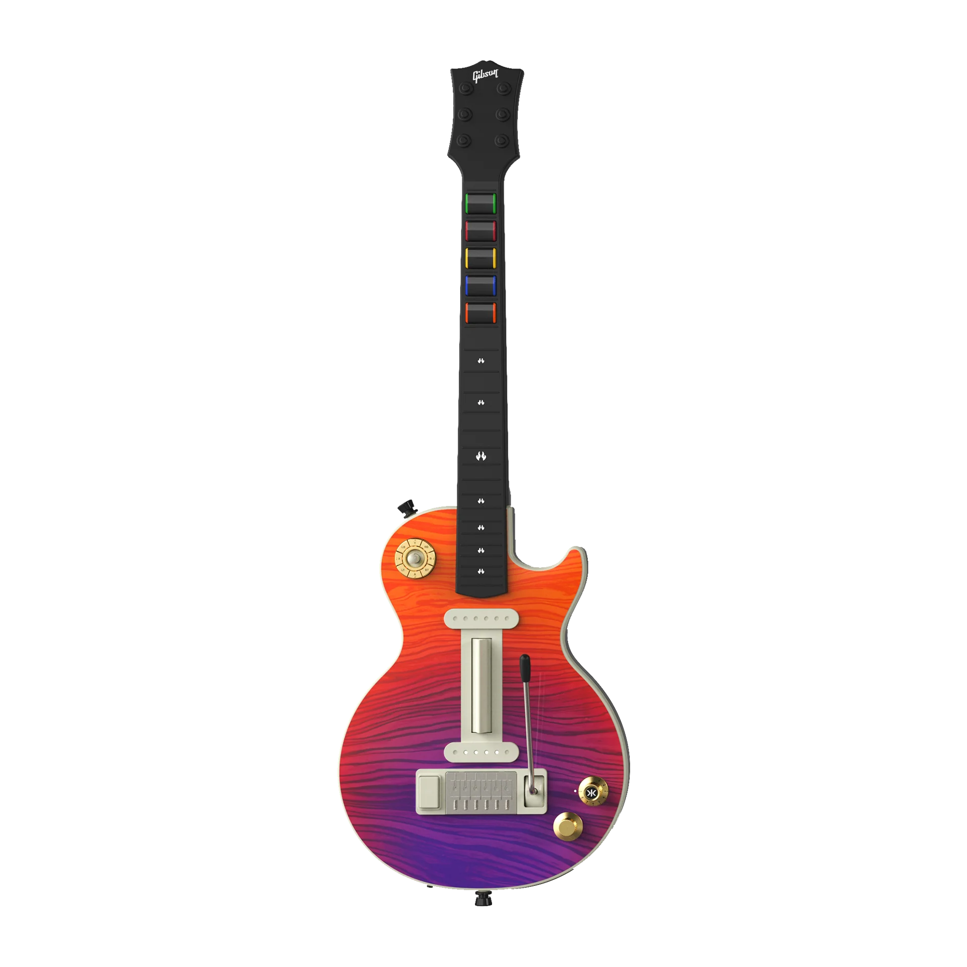 CRKD Gibson Les Paul Faceplate Skin CRKD Wood (Gloss) - Image 8