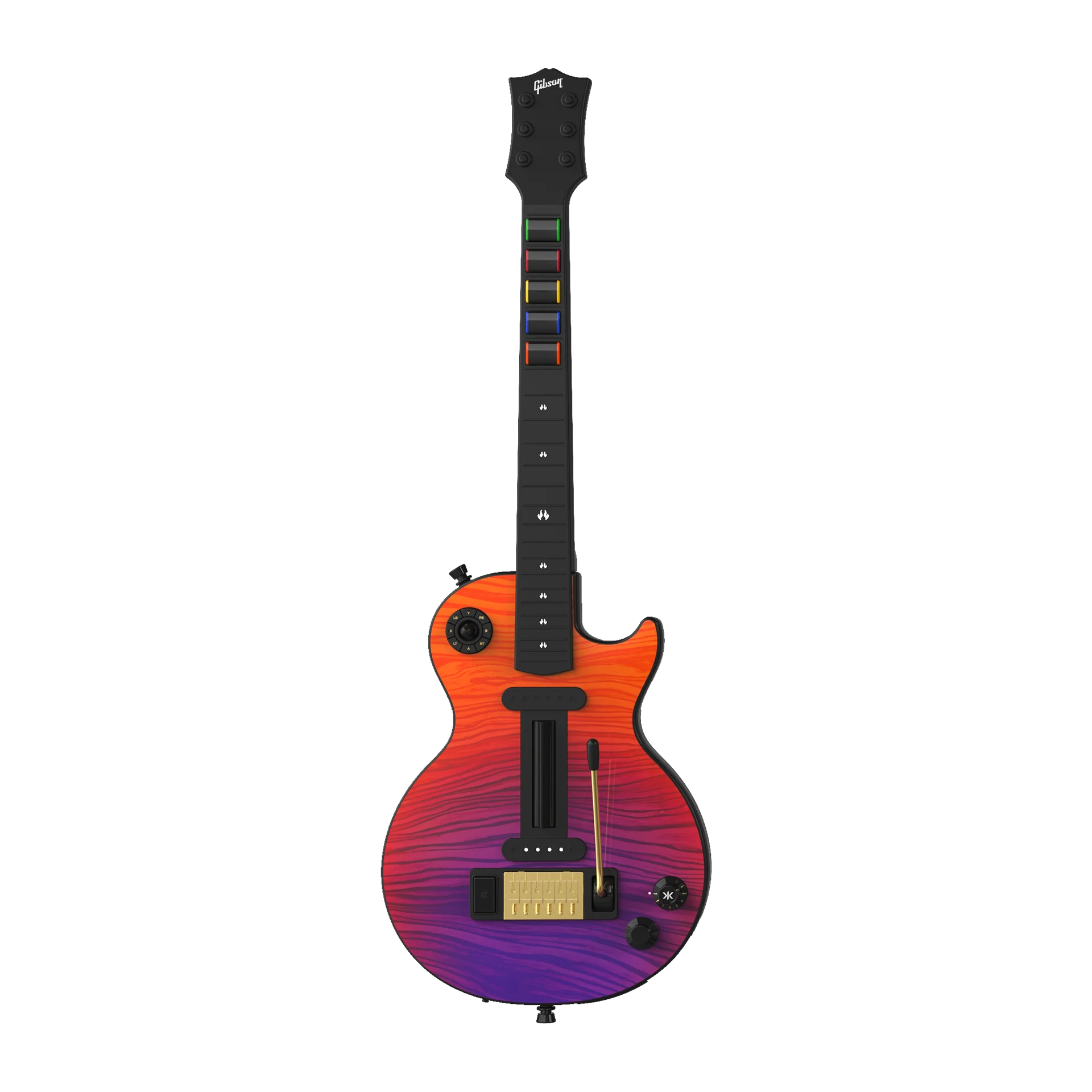 CRKD Gibson Les Paul Faceplate Skin CRKD Wood (Gloss) - Image 9