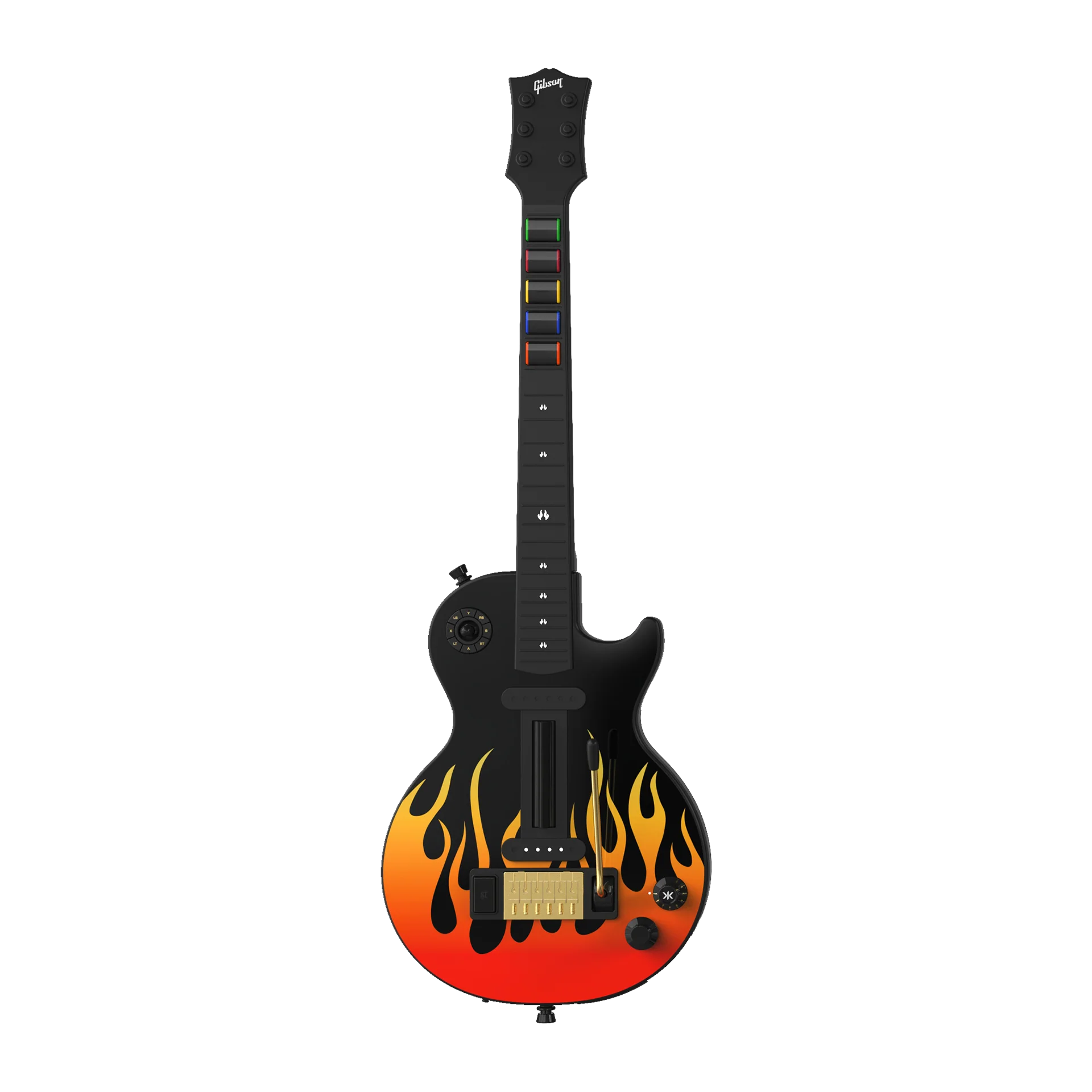 CRKD Gibson Les Paul Faceplate Skin Flames (Gloss) - Image 9