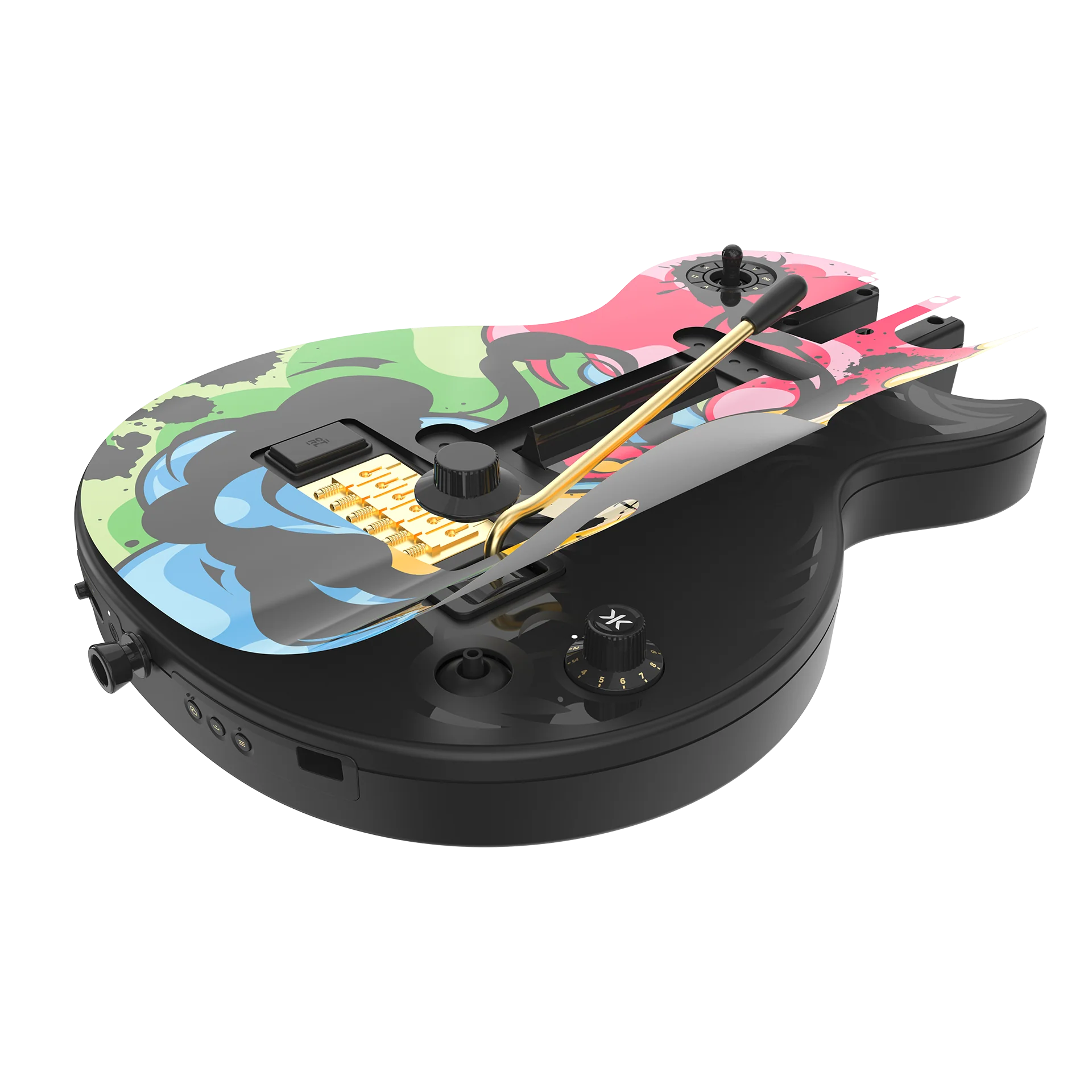 CRKD Gibson Les Paul Faceplate Skin Inked POPeArt (Gloss) - Image 3