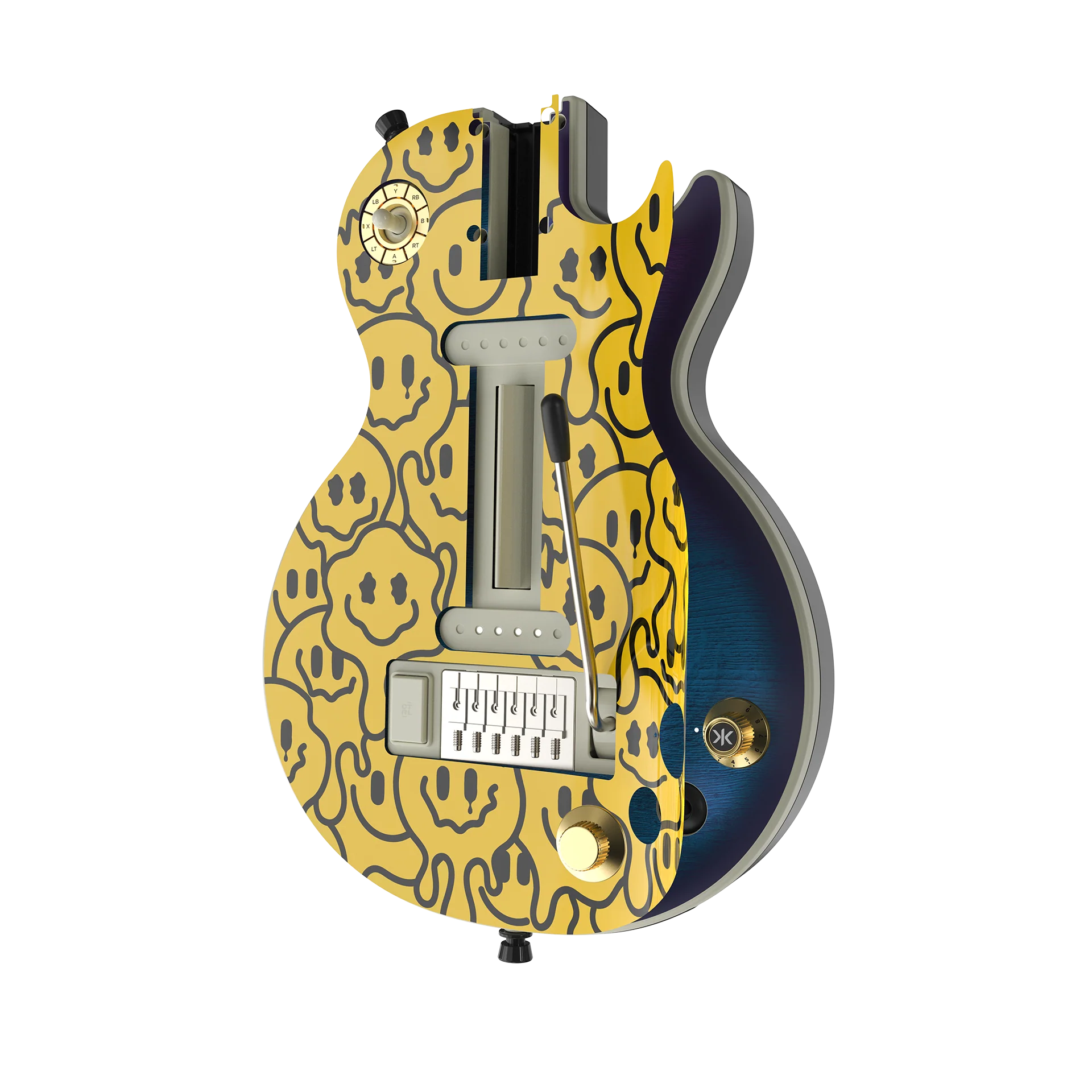CRKD Gibson Les Paul Faceplate Skin Mellow Man (Gloss) - Image 4