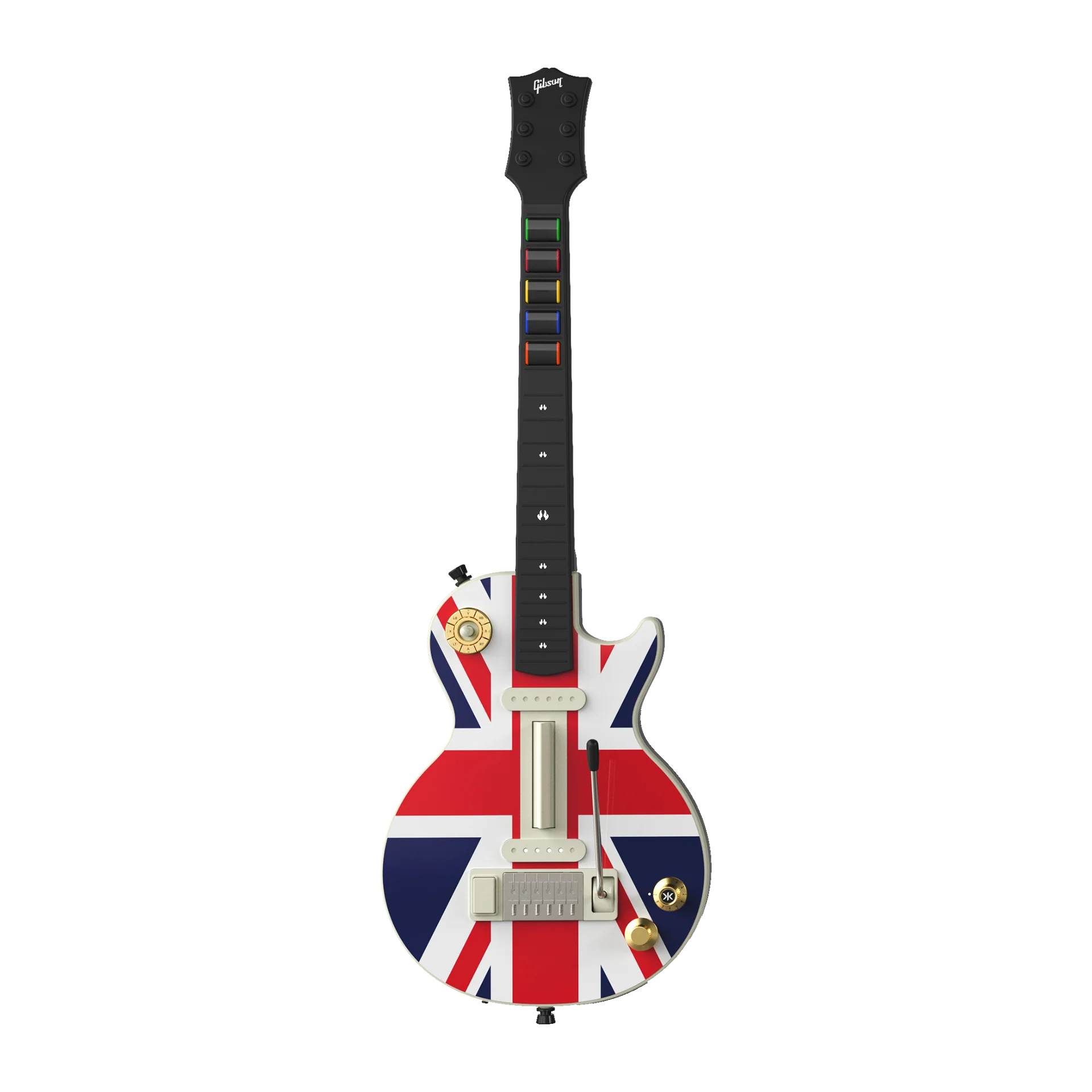 CRKD Gibson Les Paul Faceplate Skin Union Jack (Gloss) - Image 8